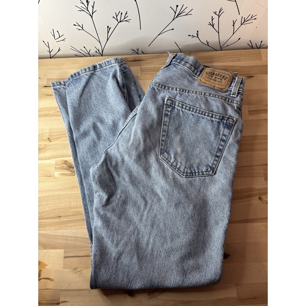 Men's 34X32 Signature by Levi Strauss & Co. Denim Straight Jeans Regular